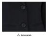 Formelles Schwarzes Anzugset für Damen für Frühling und Herbst - Professionelle Arbeitskleidung mit Jacke für Hotelrezeptionisten