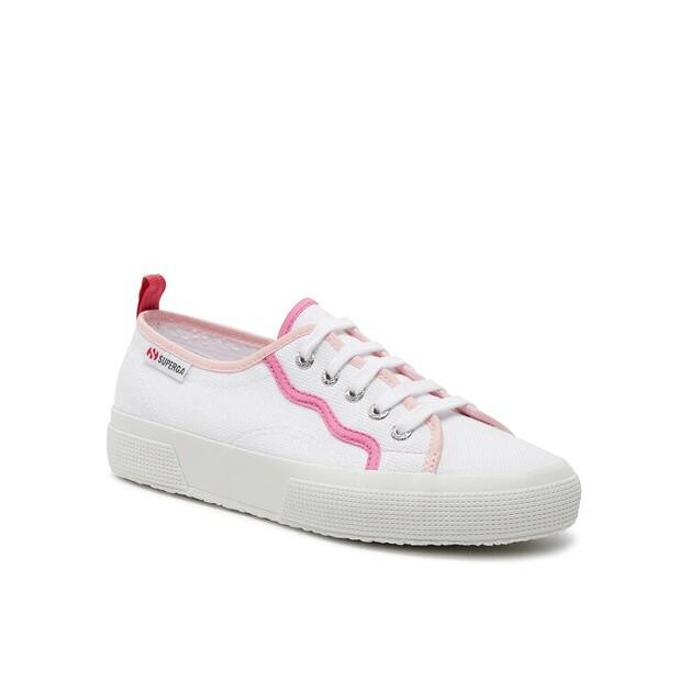 Superga Tenisky s kudrnatými zapínáními 2750 S8138NW bílé