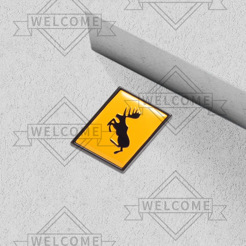 3D Car Stickers R Design AWD Moose Test Emblem Auto Body Badge Trunk Decal For Volvo XC90 XC40 S60 S90 V60 V90 XC60 Accessories