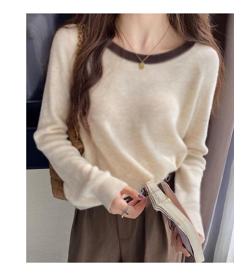 Double-Sided German Velvet Women's Warm Base Layer Top - Autumn/Winter Round Neck, Versatile Single/Dual Pieces