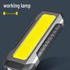 COB LED Multi-function Flashlight: Ultra-bright, Magnetic, Rechargeable Handheld Light for Car Inspection and Repairs.