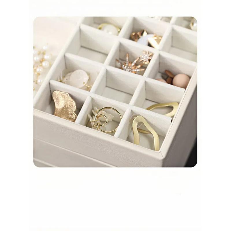 Nowe pudełko do przechowywania biżuterii, wielowarstwowe pudełko na biżuterię, pudełko do przechowywania biżuterii, pudełko na biżuterię