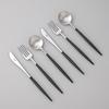 Cutipol GOA Black Silver Dinner Set 6pcs