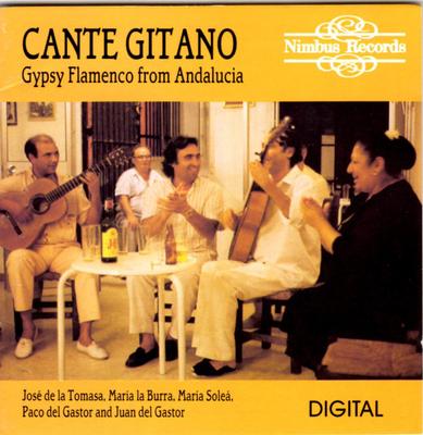 CD VARIOUS - Cante Gitano: Gypsy Flamenco From A NI5168 Nimbus 1989 UK Children's Used