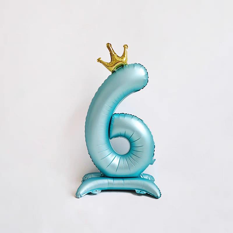 Newins 42-inch Crown Blue Number Stand with Base
