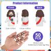 50pcs Mini Jesus Statue Little Jesus Figures Miniature Jesus Figurines Bulk Jesus Statue Small Jesus Doll Tiny Jesus for Hiding