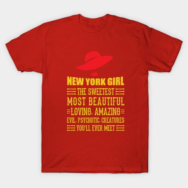 

Unisex Fashion TShirt New York Girl Print TShirt Plus Size S-5XL T-Shirt 100%Cotton Tops O Neck Short Sleeve Tees L червоний