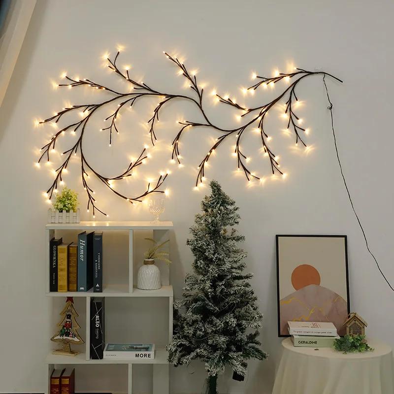 New USB LED Branch Vine Light Christmas Day Decoration Design Light Living Room Bedroom Decoration Branch Light String