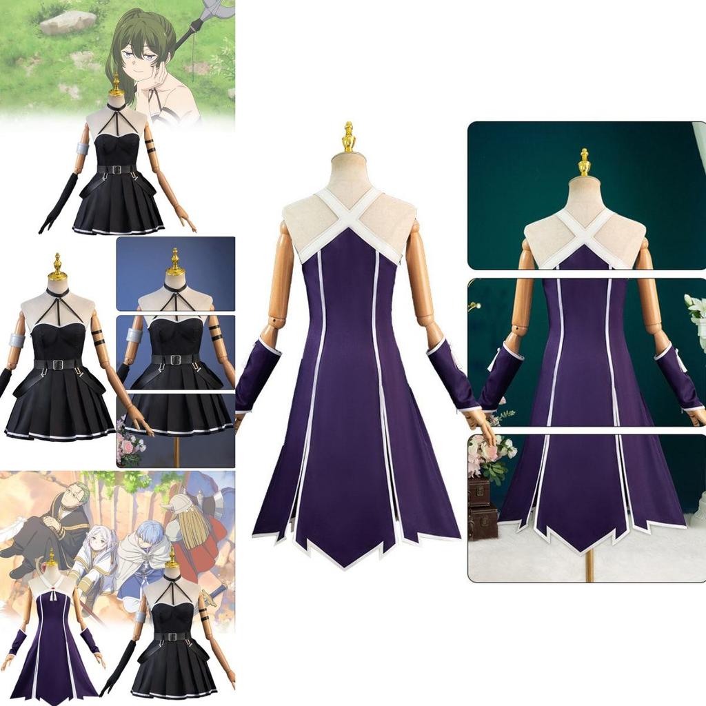 Funeral Flora Cos Outfit Ubell Laofen Cosplay Anime Costume Polyester Fabric