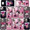 Phone Case for Samsung Galaxy S25 S23 S22 S21 S24 Ultra FE A05 A06 A15 A16 A36 A37 A35 A54 A55 A56 A57 A25 A26 A53 A17 Lovely Minnie Cute Mouse Cover