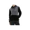 Under Armour Color Block Hooded Fleece Jacket Women jackets Gray 1345045-001