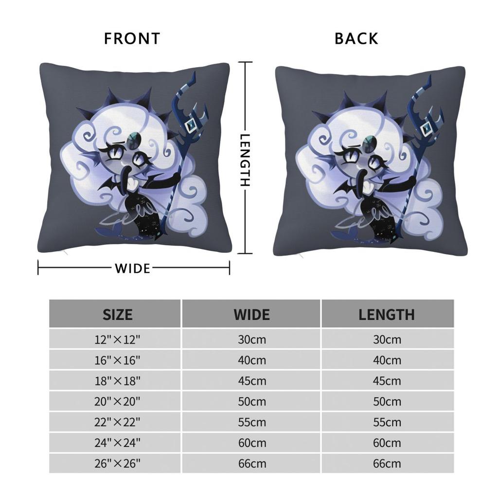 Black Pearl Cookie Pillow Case Cookie Run Kingdom Cushion Covers Polyester Decor Pillowcover For Home 45*45Cm