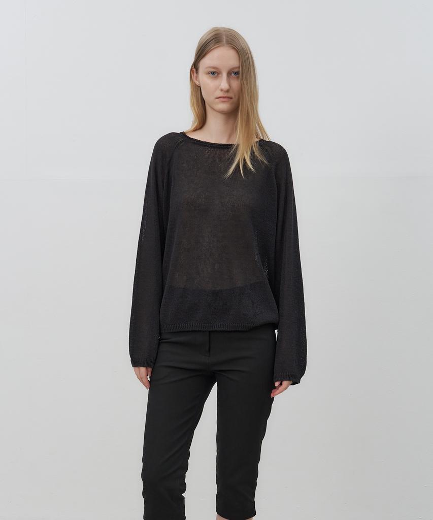 Loteu Slit Capri Pants