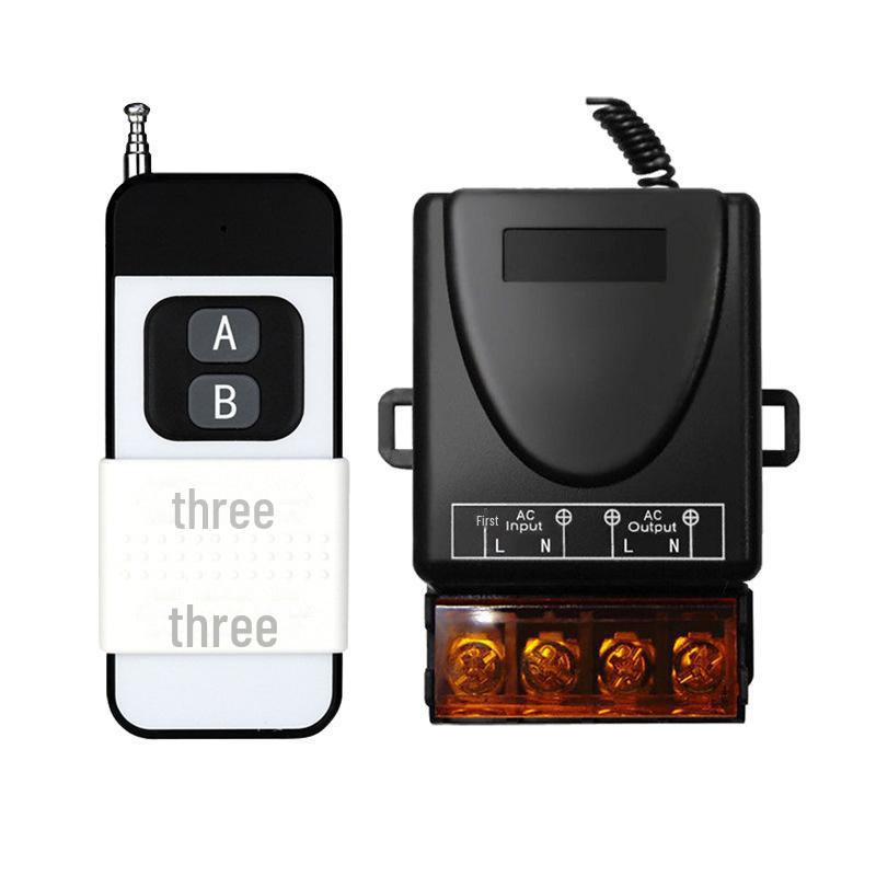 High-Power 220V Wireless Remote-Control Intelligent Motor Power Supply and Water Pump Switch, 30A 433MHz