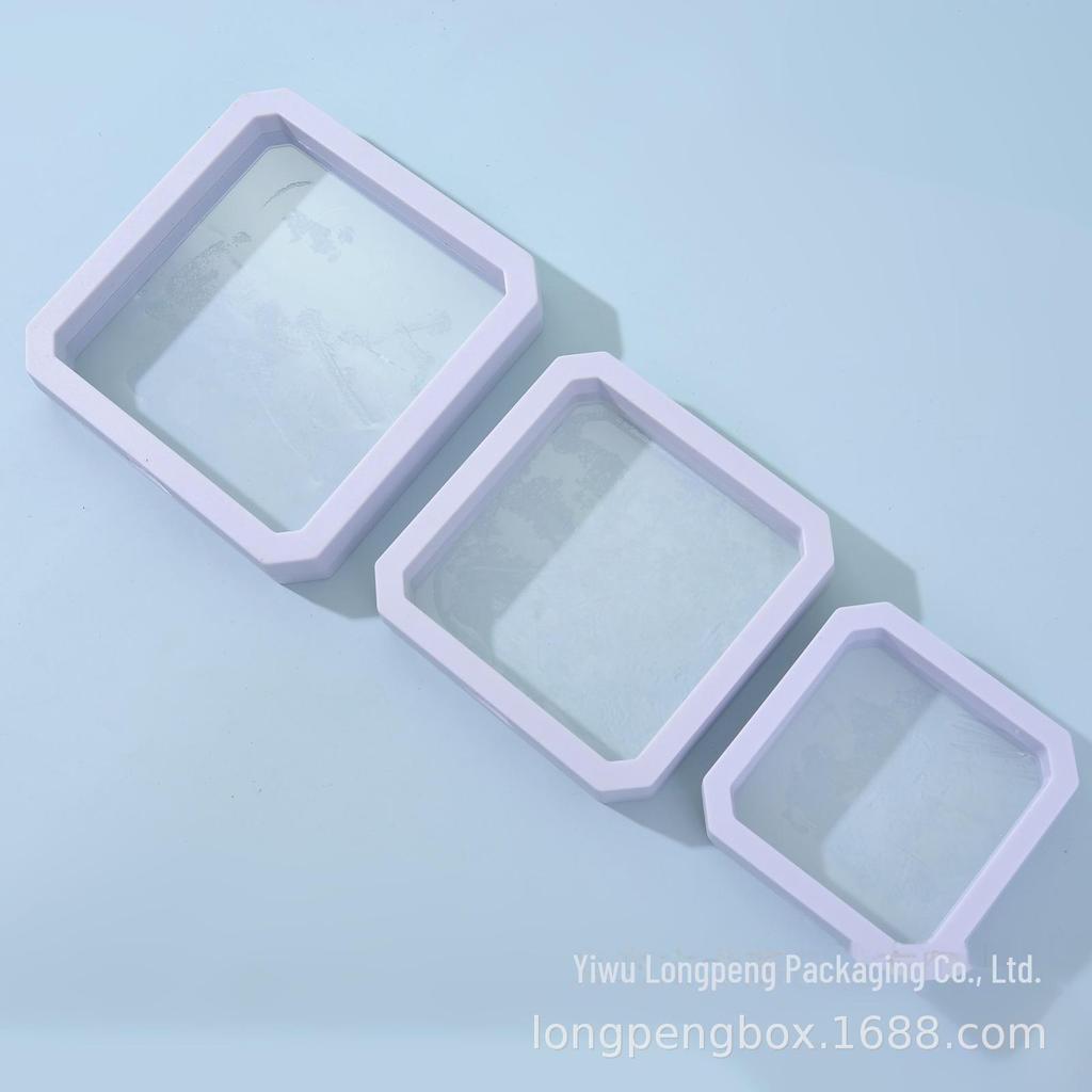 Premium Octagonal Transparent PE Jewelry Display & Storage Box for Bracelets & Necklaces