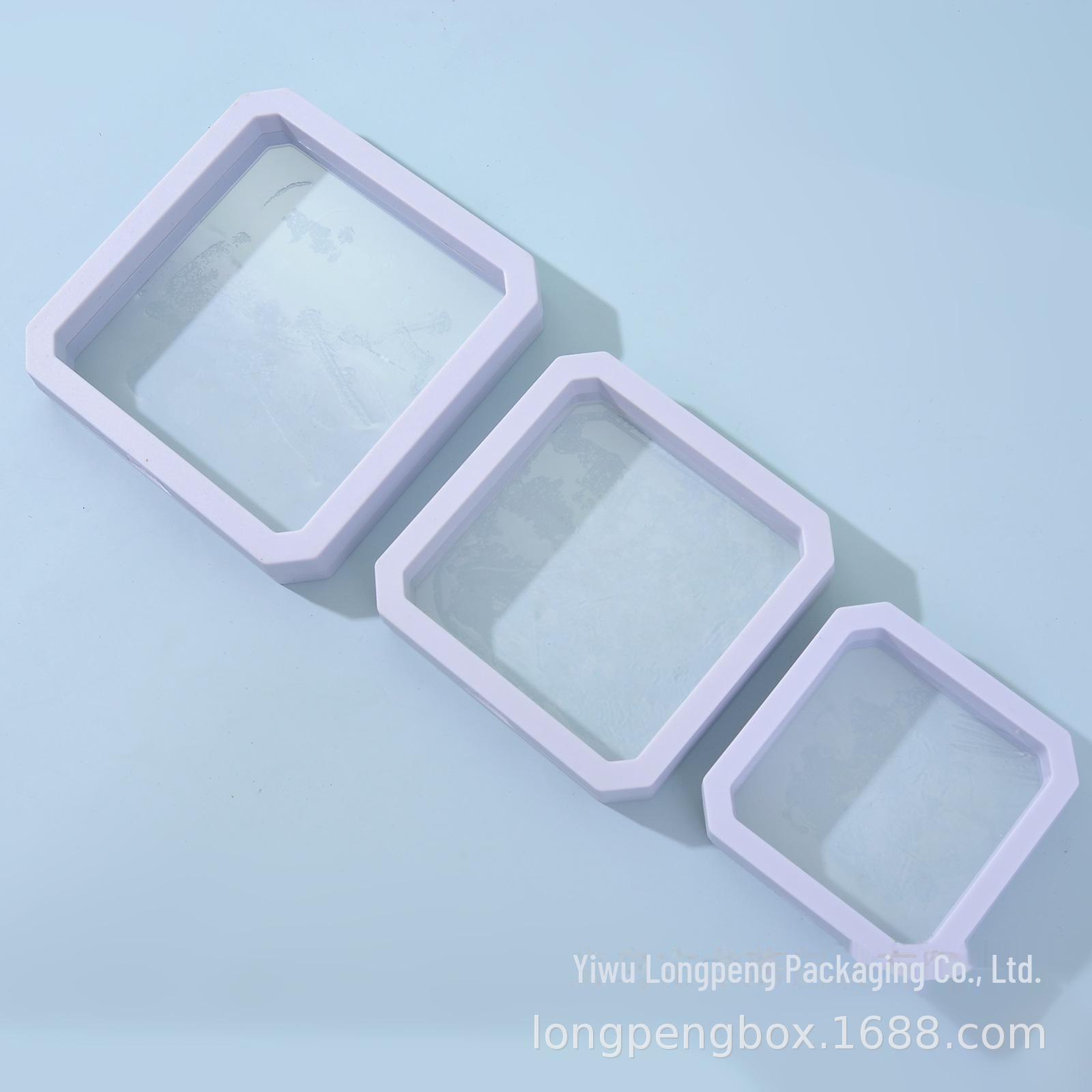 

Премиум восьмиугольная прозрачная полиэтиленовая витрина и коробка для хранения ювелирных изделий для браслетов и ожерелий