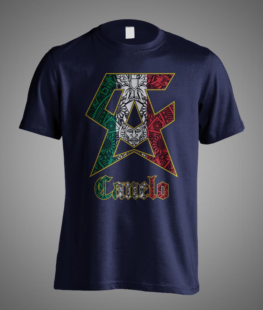 Canelo Boxing Mexican Style Mexico Saul Alvarez Logo Symbol Mens TShirt Cotton ONeck Short Sleeve Mens T Shirt Size S3XL