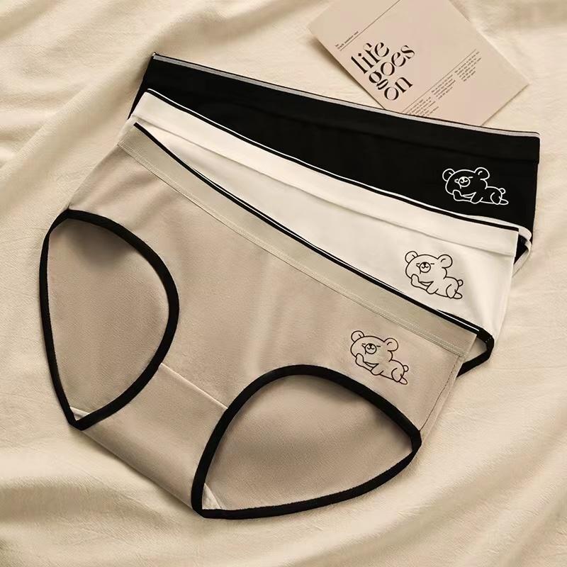 Bløde Trusser Komfortable Sexede Mellemhøje Undertøj til Damer Sports Trusse Kvinder Undertøj Intimt Undertøj Kvinders Trusser