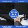 Adjustable Lumbar Support Pillow Car Memory Foam Lumbar Pillow Car Back Support with Elastic Strap for Driver Teacher Student