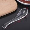 Exquisite Crystal Glass Spoon Elegant Dessert Teaspoons Kitchen Accessories Soup Spoons  Bar