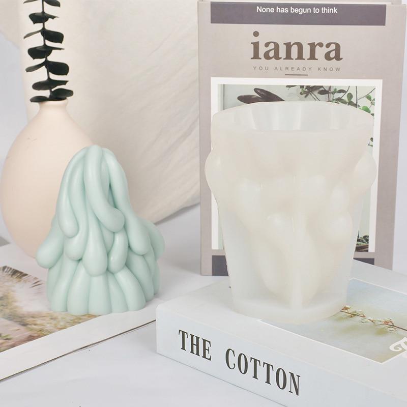 3D Ocean Tentacles Silicone Candle Mold DIY Sea Ornament Making Plaster Epoxy Resin Craft Molds Home Decoration Handmade Gifts