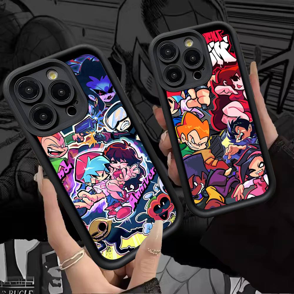 Music Game Friday Night Funkin Phone Case For IPhone 17 16 15 13 11 12 14 Pro Max Plus Silicone Cover Shell