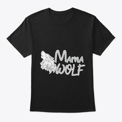 Mama Wolf Mothers T-Shirt Made In the USA Size S To 5XL
