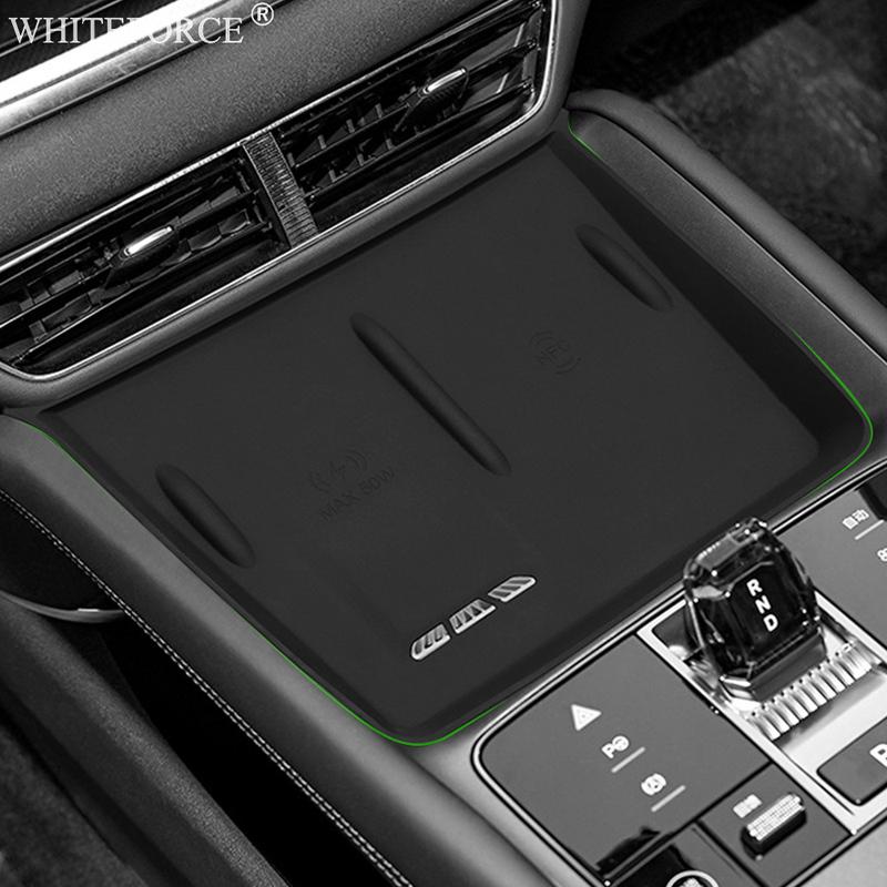 For BYD Sealion 07 EV 2024 Central Control Wireless Charging Silicone Pad Non-slip and Waterproofing Mobile Phone Mat Accessory