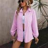 2024 Spring & Autumn European-American Women’s Long Sleeve Button-Down Top