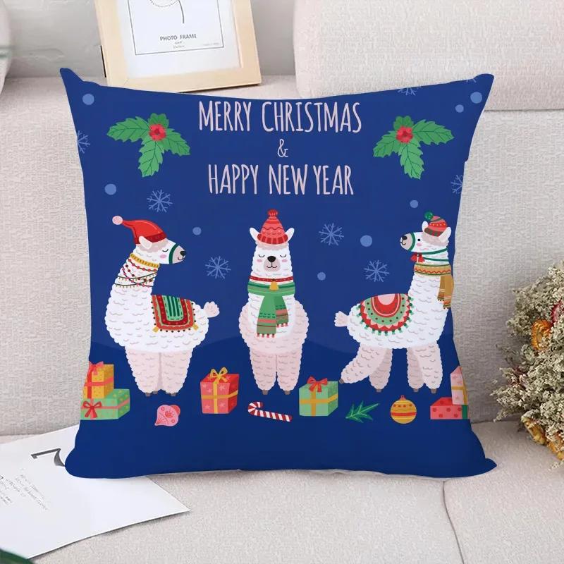 Alpaka Couchkissen Zierkissenbezüge Dekorative Sofakissen Kissenbezug x Einzelbettwäsche Kurzplüsch Bett