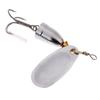 Spinner Fishing Lures with Triple Hooks Metal Lures Hard Metal Spinner Baits Fishing Accessories for Freshwater