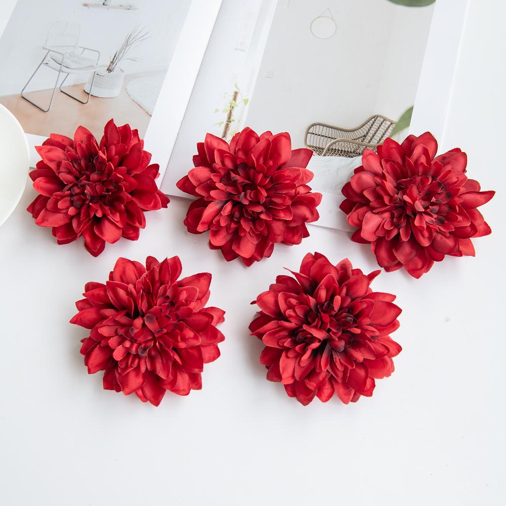 5/10PCS Artificial Flowers Heads Home Room Table Decor Wedding Garden Rose Arch Diy Gifts Candy Box Bridal Accessories Clearance