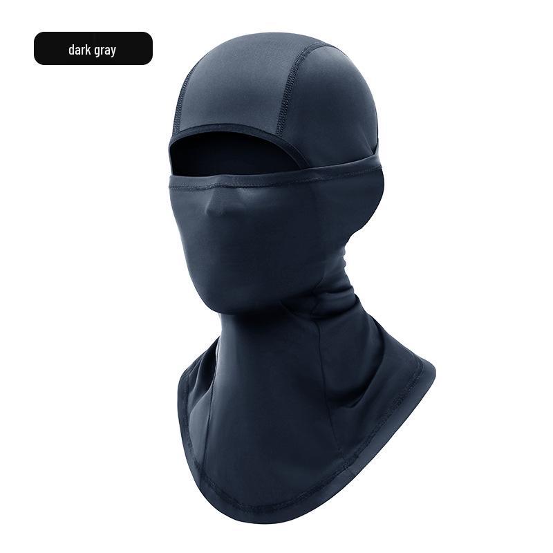 

Four Seasons Windproof Ice Silk Cycling & Sports Headgear - Quick-Dry, Sweat-Absorbing Liner for Helmets One Size темно-серого