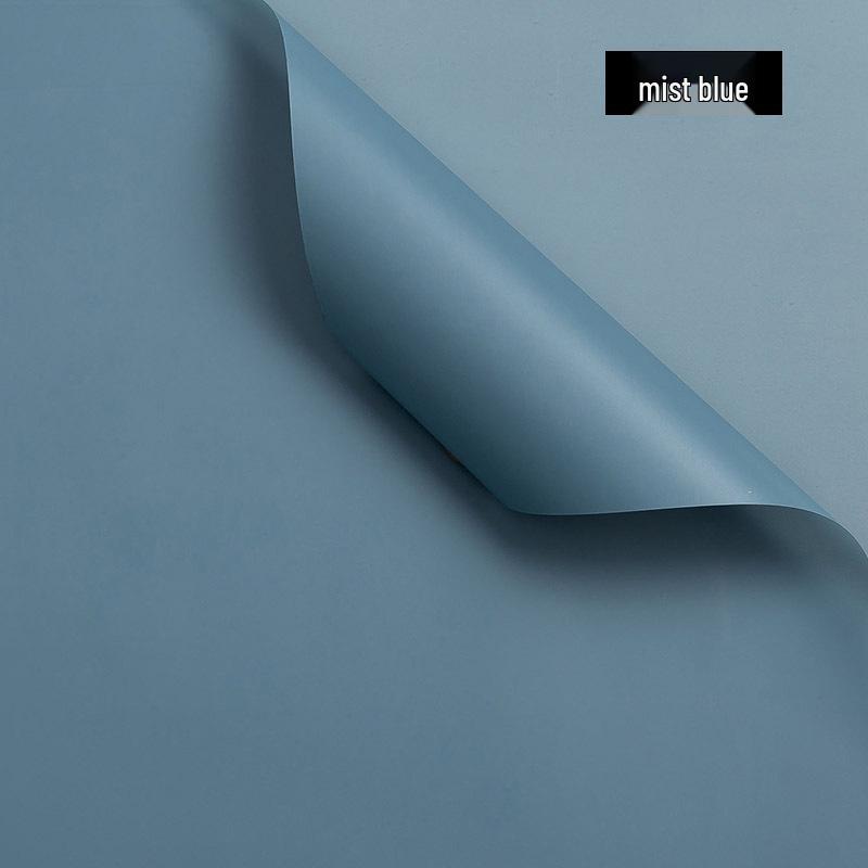 Translucent Waterproof Matte Paper for Florist Bouquets - Korean Solid Color Flower Packaging