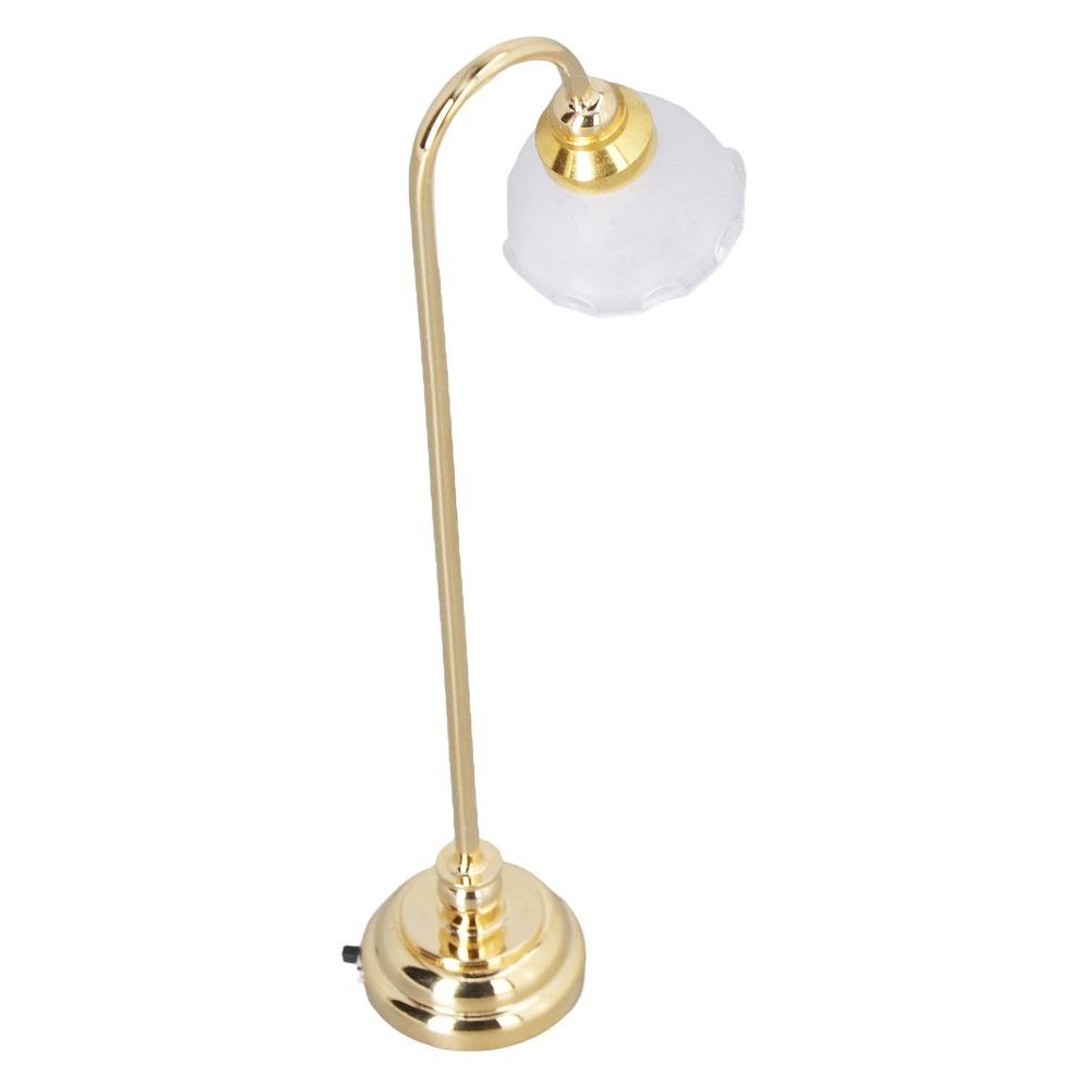 1/12 Scale Miniature Floor Lamp Miniature Design Scale Furniture Dollhouse Accessory For Dollhouse