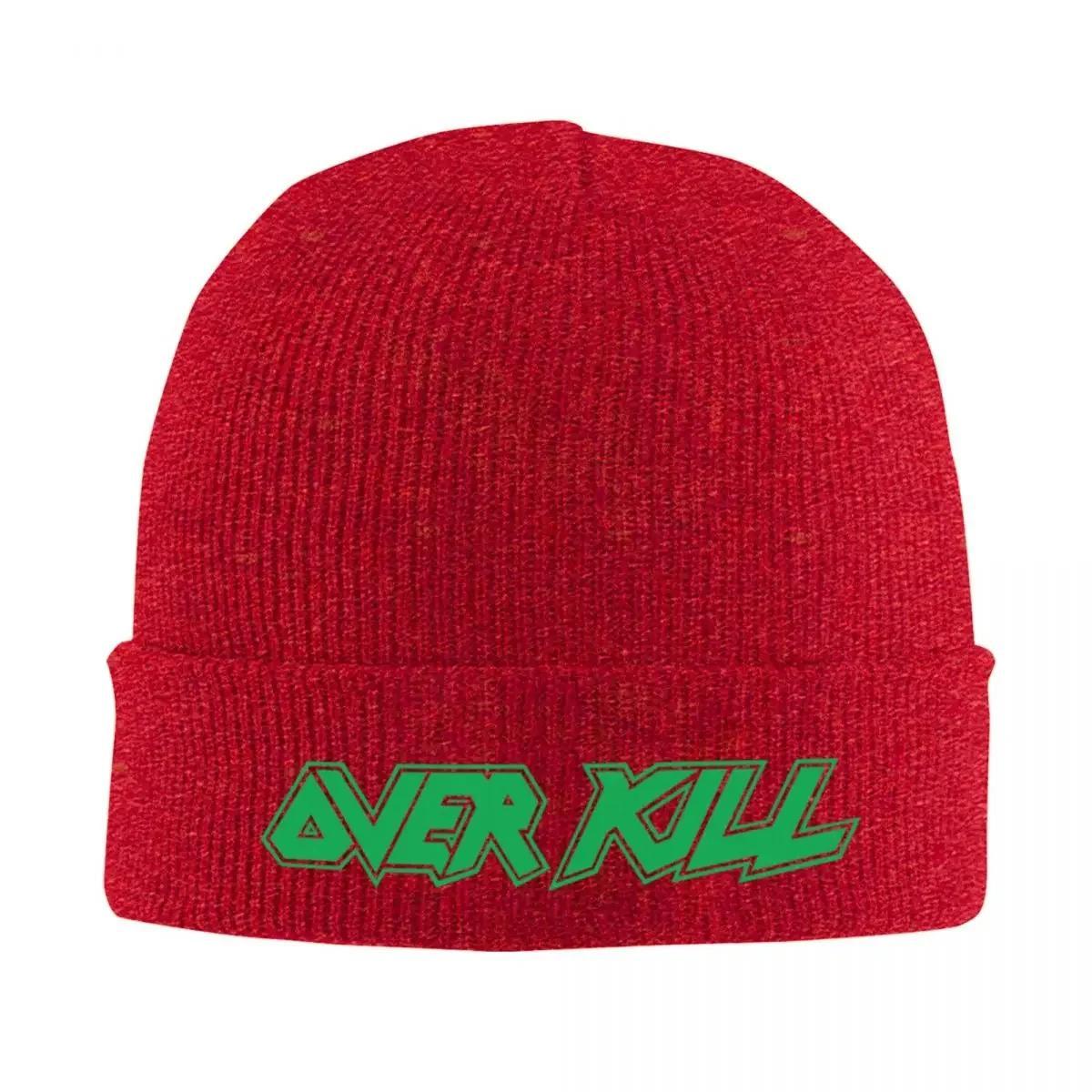Overkill Band Slouchy Beanie Knit Skull Cap For WoUnisex Unisex Warm Winter Bonnet Hats
