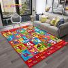 Alphabet ABC Early Education Cartoon Kids Playroom Children Crawling Rug Carpet for Living Room Bedroom Decor,Non-slip for Sofa