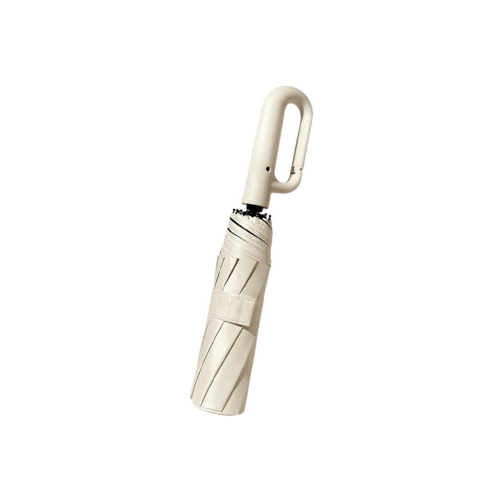 Automatic Open Close Umbrella with Loop Handle Compact Folding Design UV Protection Sun Rain Dual Use Wind Resistant Travel Umbrella