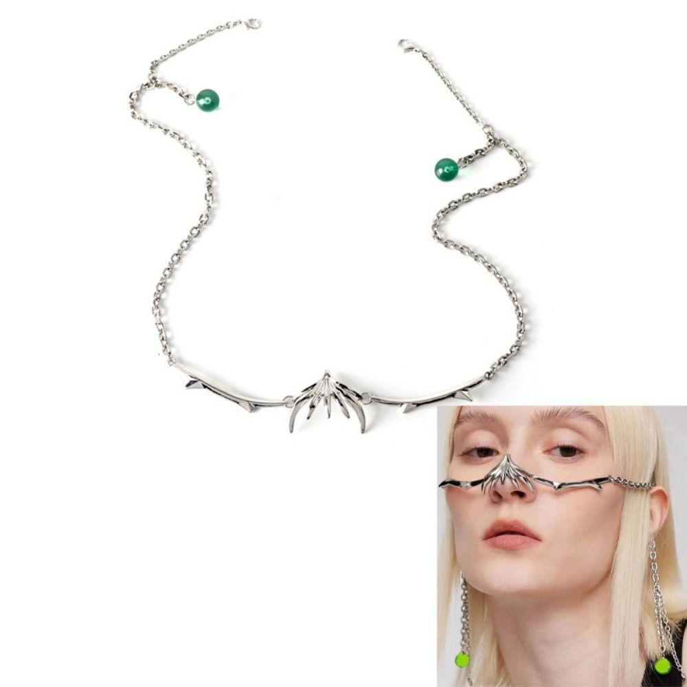 Punk Alien Anständig Gothic Maske Maske Cosplay Unregelmäßiges Metallgesicht Tragen Kindergeschenk