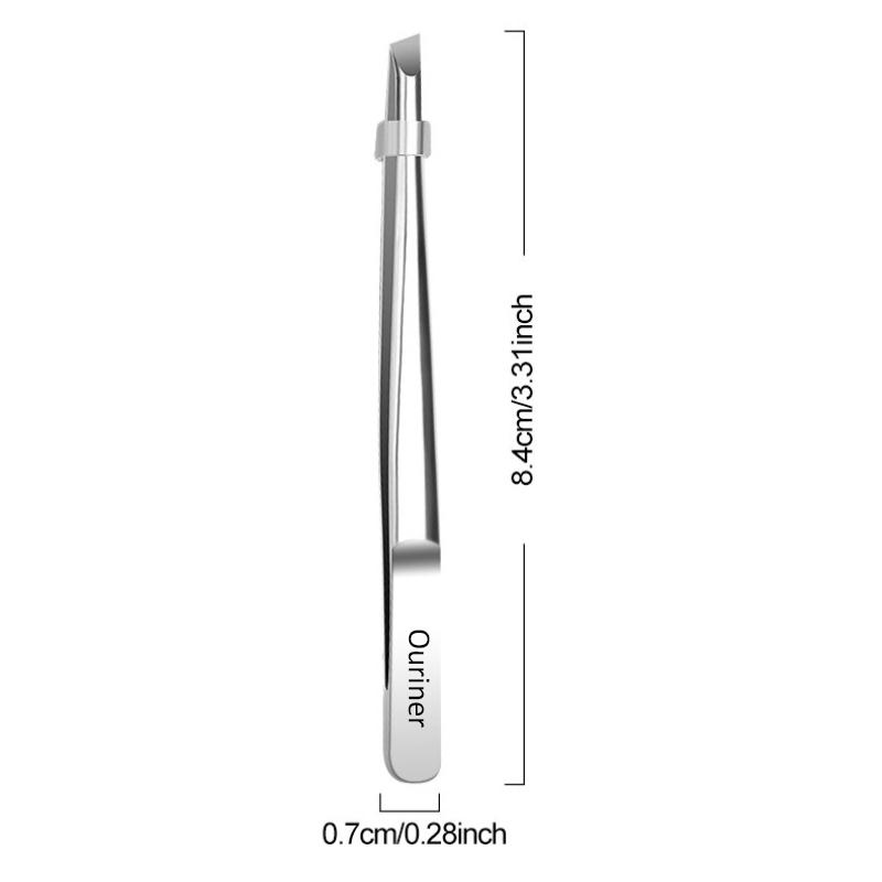 Xiaomi High Precision Stainless Steel Eyebrow Clip Tweezers for Hair Removal Beard Removal False Eyelash Application Beauty Tool