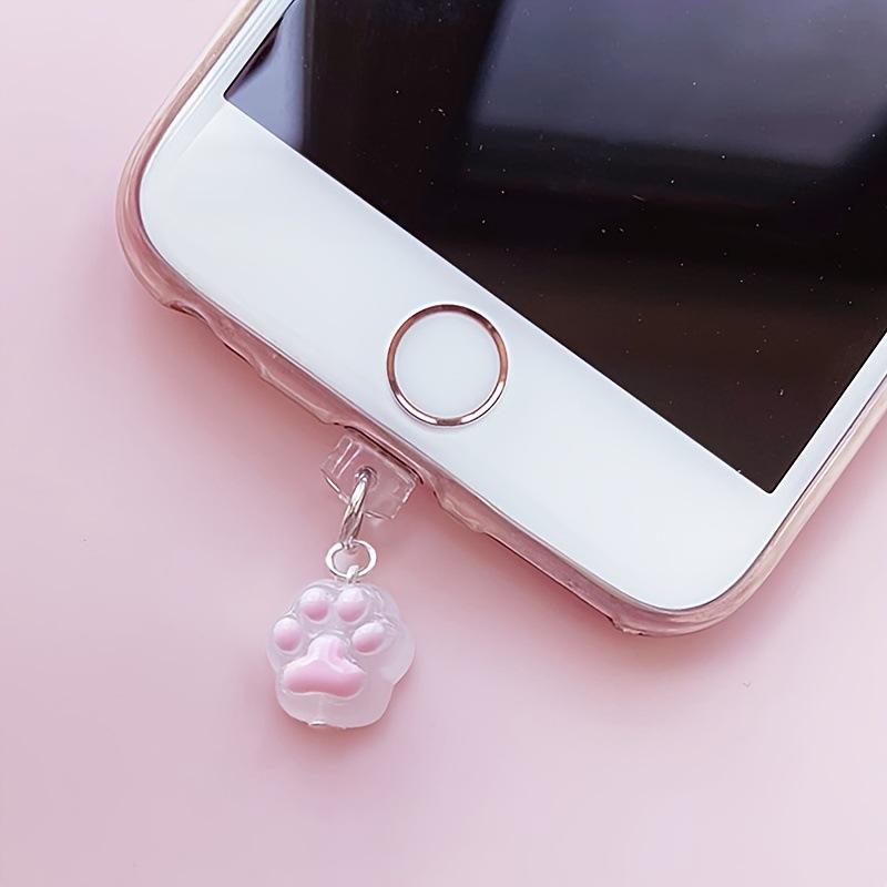 Cute Claw Phone Dust Plug Phone Accessory Pendant Decoration For IPhone Type-C Charging Interface