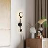 Scandinavian Creative Wall Lamp  Simple Living Room Corridor Aisle Entrance Background Wall Lamp Bedroom Room Bedside Lamps