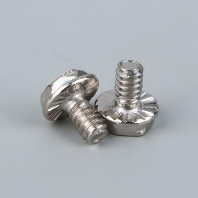 50Pcs Toothed Hex 6/32 Computer Pc Case Hard Drive Motherboard Mounting Screws For Motherboard Pc Case Cd-Rom Hard Disk