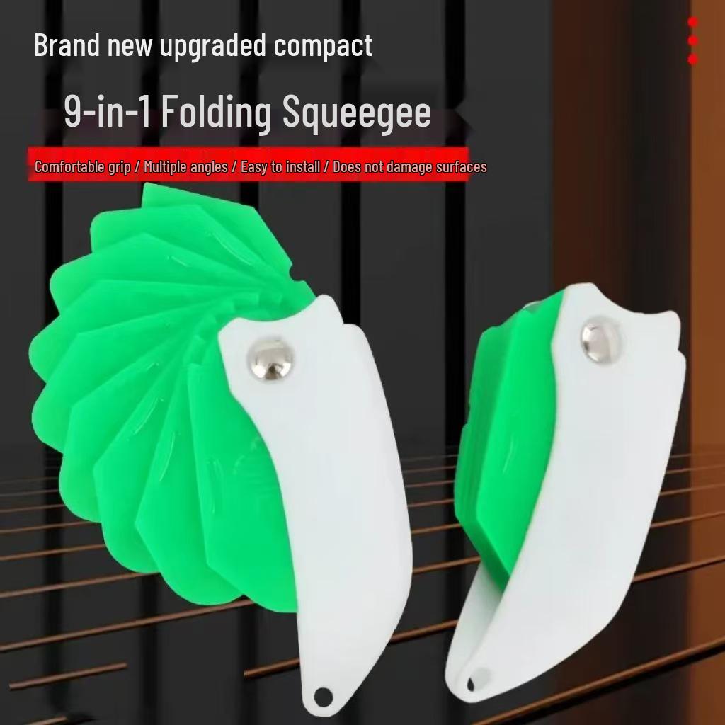 Nine-in-One Folding Squeegee: Lightweight, Durable, Multi-Functional Trimming Tool