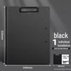 Morandi A4 Black PP Foam Clipboard - Thick, Student-Friendly Writing Board 
