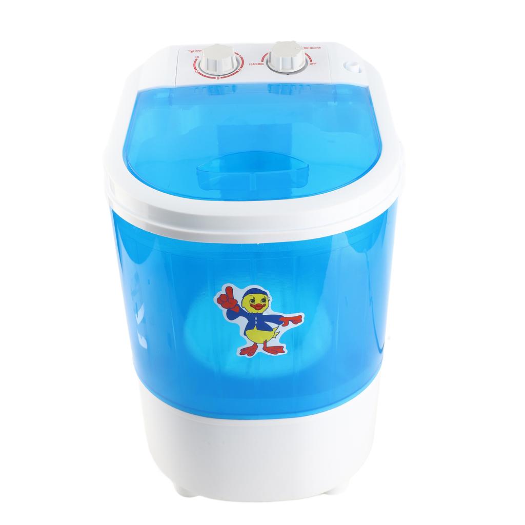 Portable Small Washing NaMachine Compact Single Tub Washer with Cycle Basket Drain Hose for Camping ments Dorms