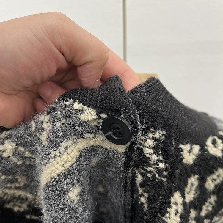 Dimanaf Automne 2025 Femmes Pulls Gilets Sans Manches Tricot Boutons Grande Taille Style Décontracté Ample Pull Noir