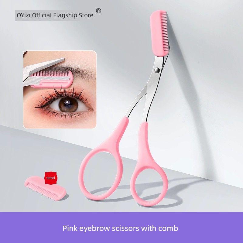 Comb Special Men s Suit Tool Eyebrow Scissors Barbie Pink Eyebrow Trimmer with Comb