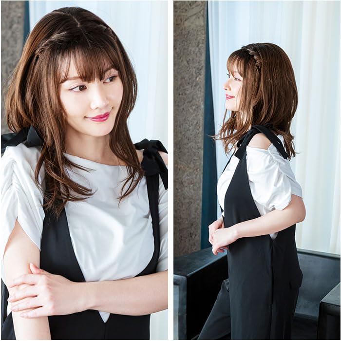 Priscilla Hat Wig Fit Daisy Wave Midi BO-16 Wig TDMT/Heat Resistant Dusty Milk Tea