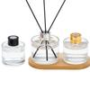 Cylindrical Glass Aromatherapy Bottle: Flameless Rattan Diffuser and Fragrance Ornament.